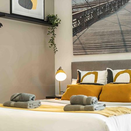 Modern Studio With Private Rooftop Terrace By Rems Málaga Exteriör bild