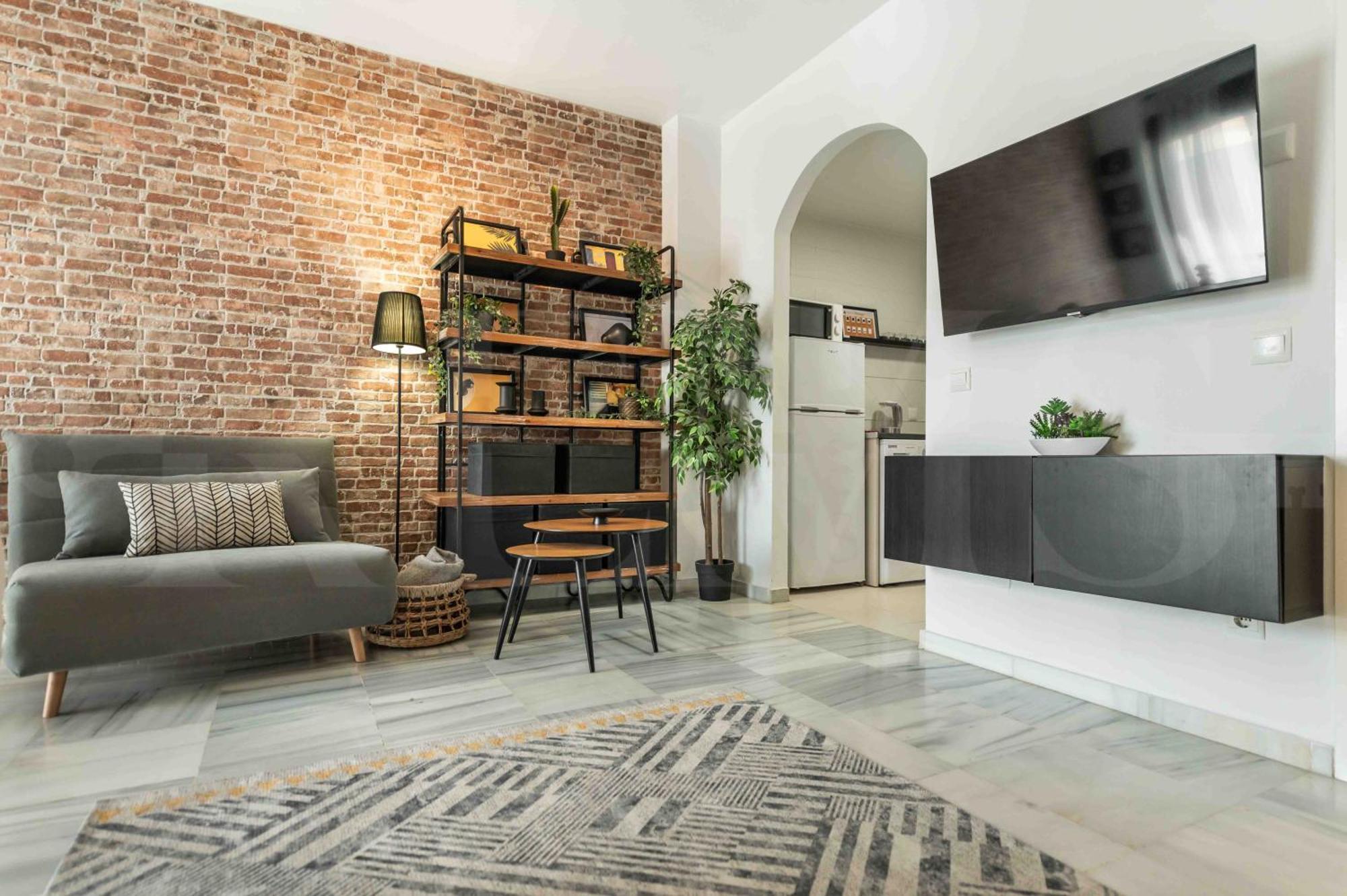 Modern Studio With Private Rooftop Terrace By Rems Málaga Exteriör bild